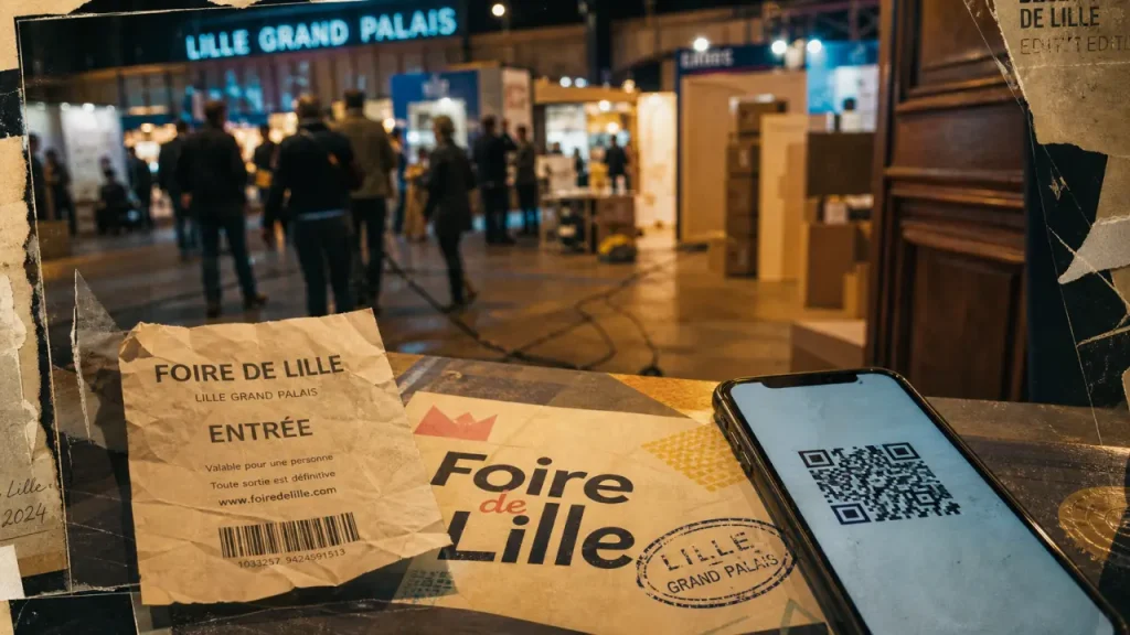 Foire de Lille : billets et dates, QR code
