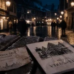 Que faire à Lille en février 2026 : rue du Vieux-Lille enneigée, sorties au chaud