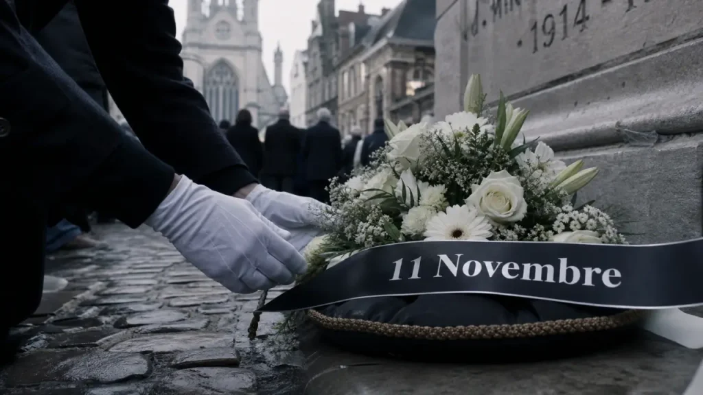 Que faire le 11 novembre à Lille : fleurs au monument aux morts