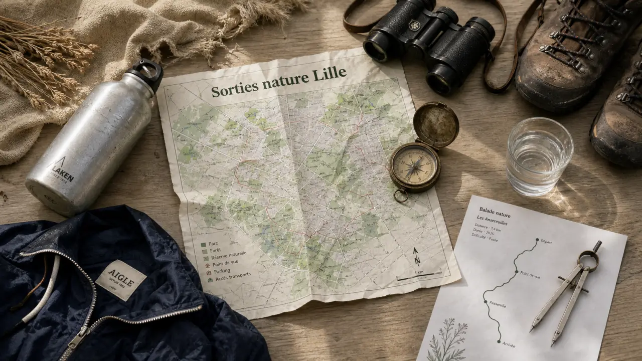 Randonnée nord pas de calais depuis Lille : sorties nature faciles, terrils et lacs