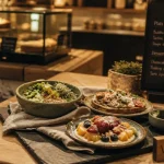 Vegan restaurant Lille : assiettes végétales et bowl vert