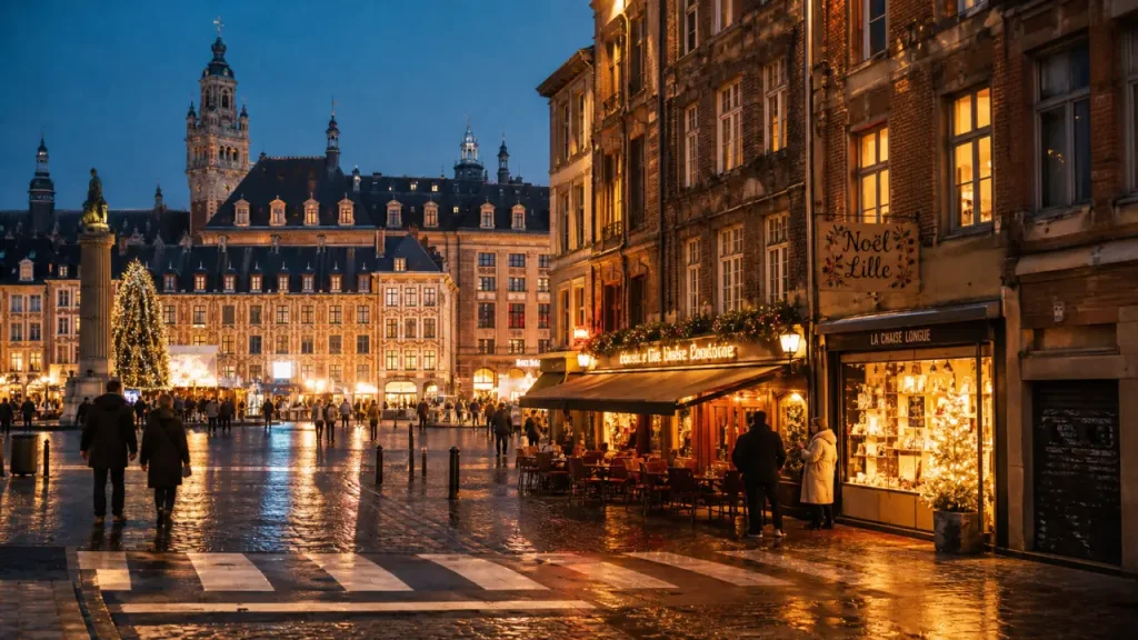 Visiter Lille à Noël : Grand’Place et Vieille Bourse, lumières et marché de Noël