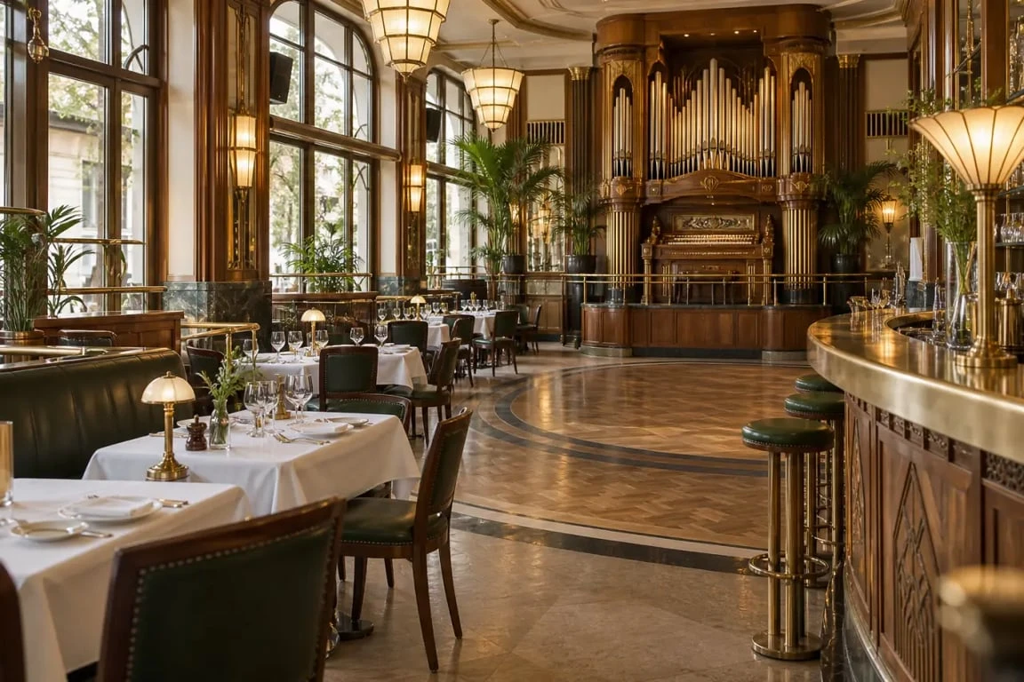 L'Odéon Lille dans un décor Art déco avec orgue de musique mécanique