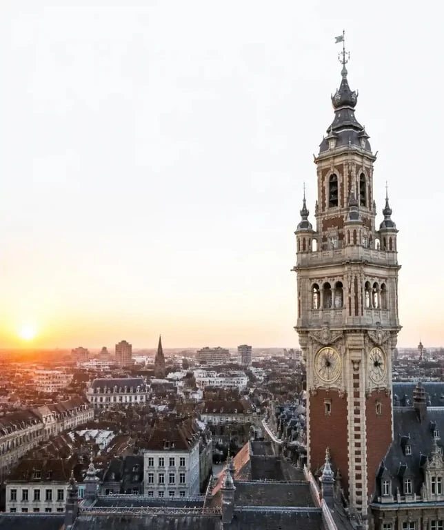 Lille le temps d'un week end avec vue sur le beffroi de l'Hôtel de Ville