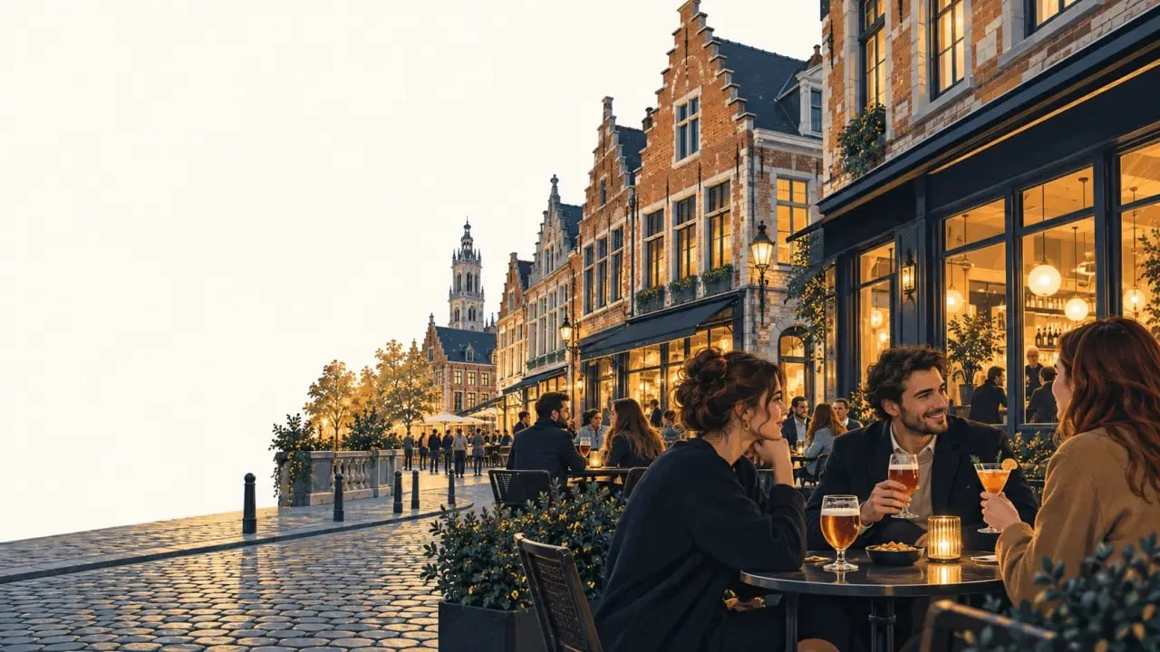 Meilleurs bars de Lille dans une ambiance de soirée du Vieux-Lille
