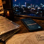 Feu d'artifice lille : carte, téléphone et consignes sur table