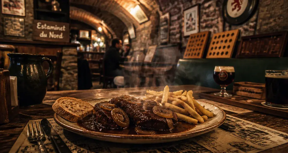 Les meilleurs estaminets de lille : carbonnade flamande et frites maison