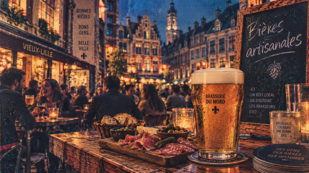 Terrasse de bar à Lille : meilleurs bars de lille, bières artisanales en soirée