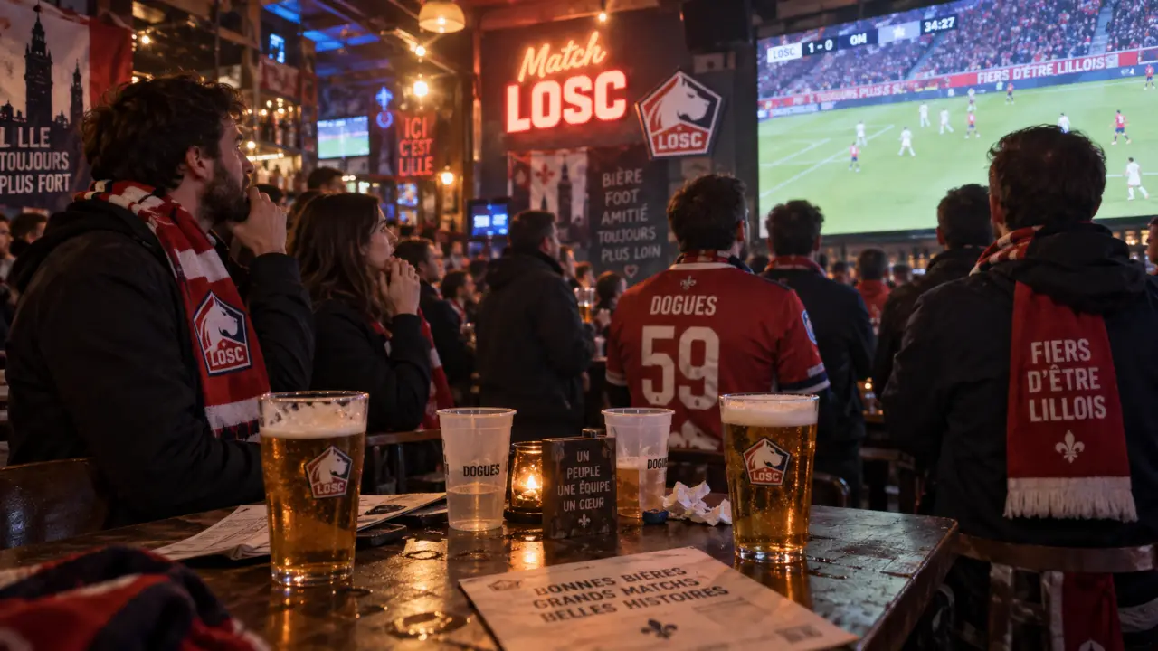 Sports bars in lille : écran géant, bière pression et supporters à Lille