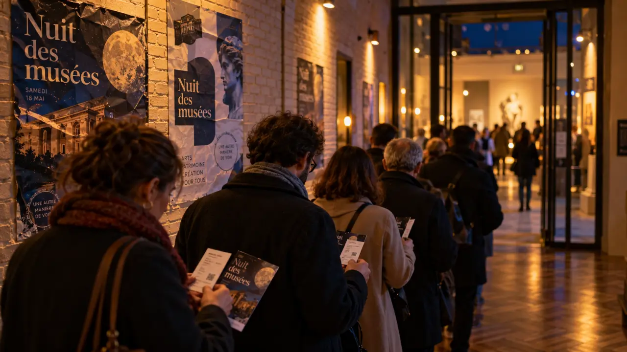 La nuit des musées Lille 2026 : visiteurs devant le musée, le 23 mai