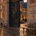 Façade du musée comtesse lille, Hospice Comtesse à Lille, vue cour