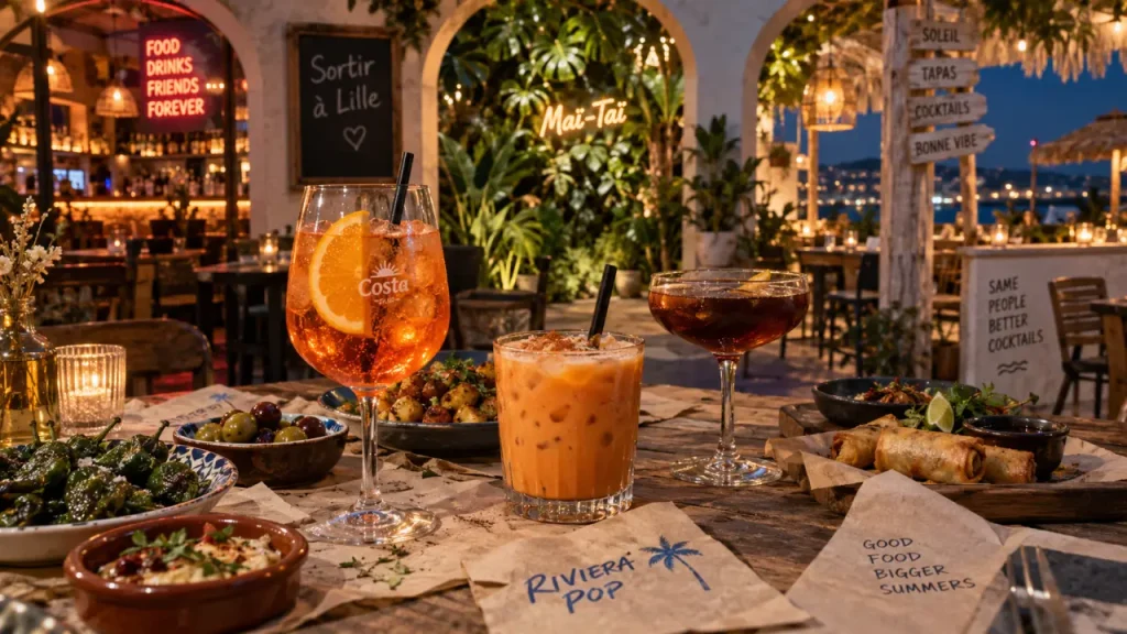 Nouveaux bars Lille : cocktails et tapas à partager