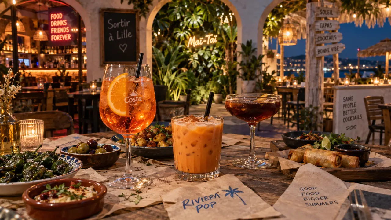 Nouveaux bars Lille : cocktails et tapas à partager