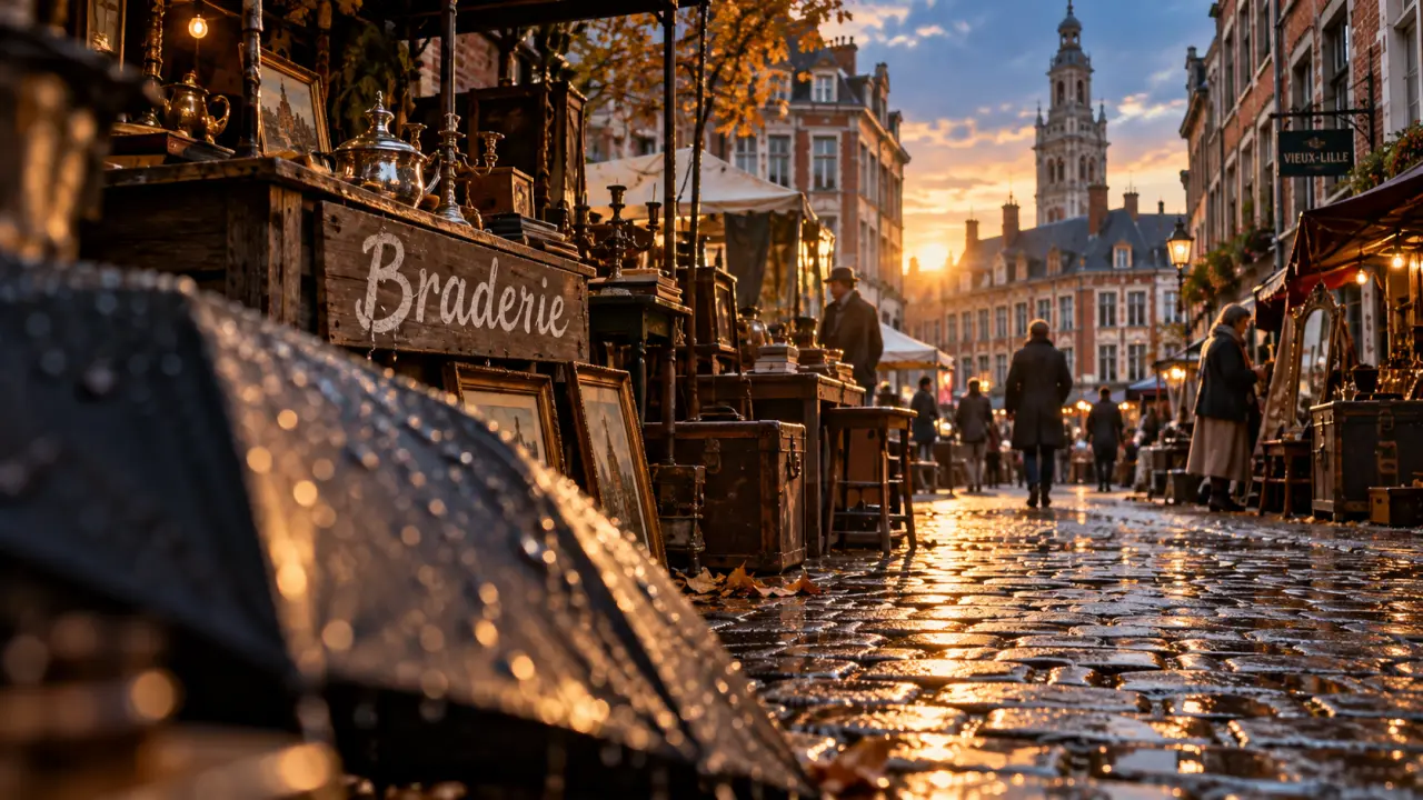 Quand visiter Lille : pluie ou soleil, Vieux-Lille et Braderie