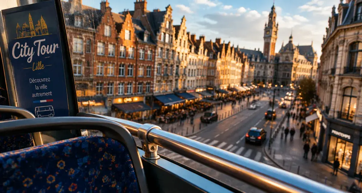 Visiter Lille en bus : City Tour en panoramique