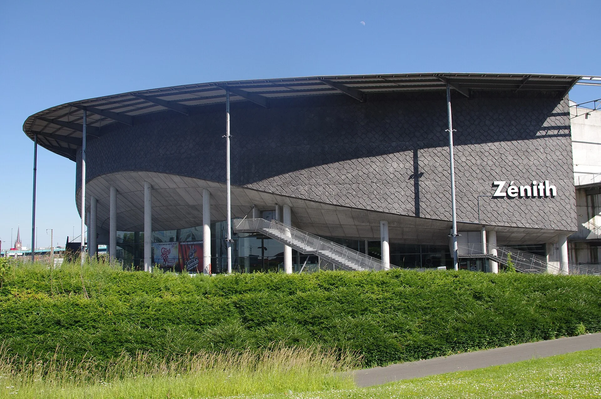 Le Zénith de Lille, façade photographiée en juin 2014.